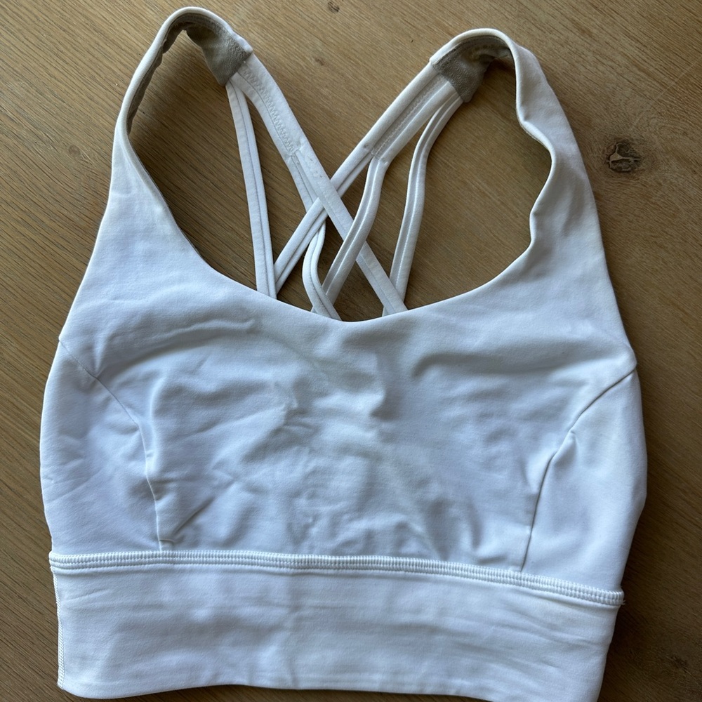 Lululemon White Strappy Women's Bralette